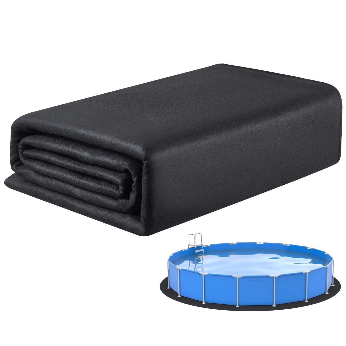 12ft Round Pool Liner Pad Swimming Pool